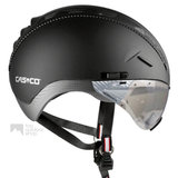 casco roadster zwart e bike helm met vizier 04.5016.U