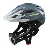 cratoni c-maniac - mtb helm full face anthracite black matt - mountainbike helm - world wide bestseller