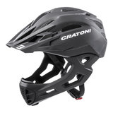 cratoni c-maniac - mtb helm full face black matt - mountainbike helm - world wide bestseller