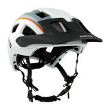 casco mtbe2 wit grijs - mtb helm - mountain bike helm zij