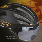 CASCO SPEEDairo 2 RS Amber Fury race fiets helm detail