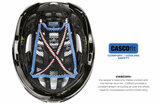 CASCO SPEEDairo 2 RS Amber Fury race fiets helm binnenkant