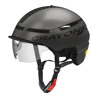 Cratoni Smartride Antraciet - 54-58 cm Pedelec helm