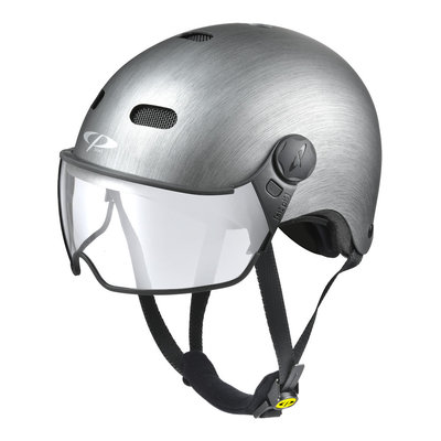 CP Carachillo E-bike helm Metallic - trendy fietshelm met vizier voor brildragers ideaal