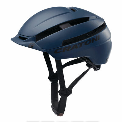 Cratoni C-Loom 2.0 blau matt E-Bike Helm - Helm mit Beleuchtung