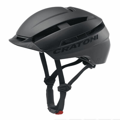 Cratoni C-Loom 2.0 schwarz matt E-Bike Helm - Helm mit Beleuchtung