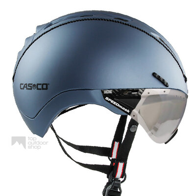 Casco Roadster blau e Fahrradhelm + vautron visier (photochrom) - Kostenlose Montage!