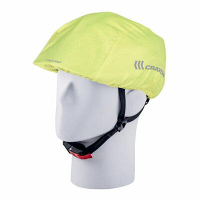 Cratoni Regenschutz Fahrradhelm gelb - Schützt vor Regen, Wind und Kälte