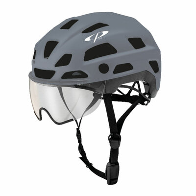CP Cylite grau E-bike Helm mit Visier | Mit 340 gram einer der leichtesten Visierhelme auf dem Markt !