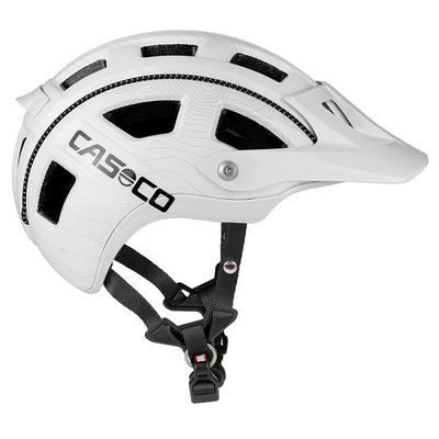 Casco MTBE wit mtb helm - lichte trendy mountainbike helm - heerlijke pasvorm
