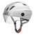 Cratoni Evo white silver shiny 57-61cm - e bike helm mit visier